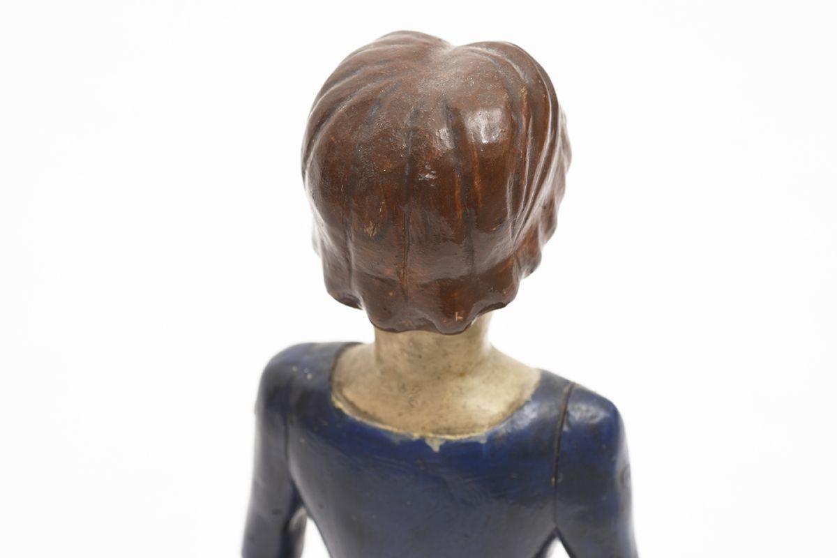 Anonymous-Wooden-Sclupture-Woman-With-Flower_detail2