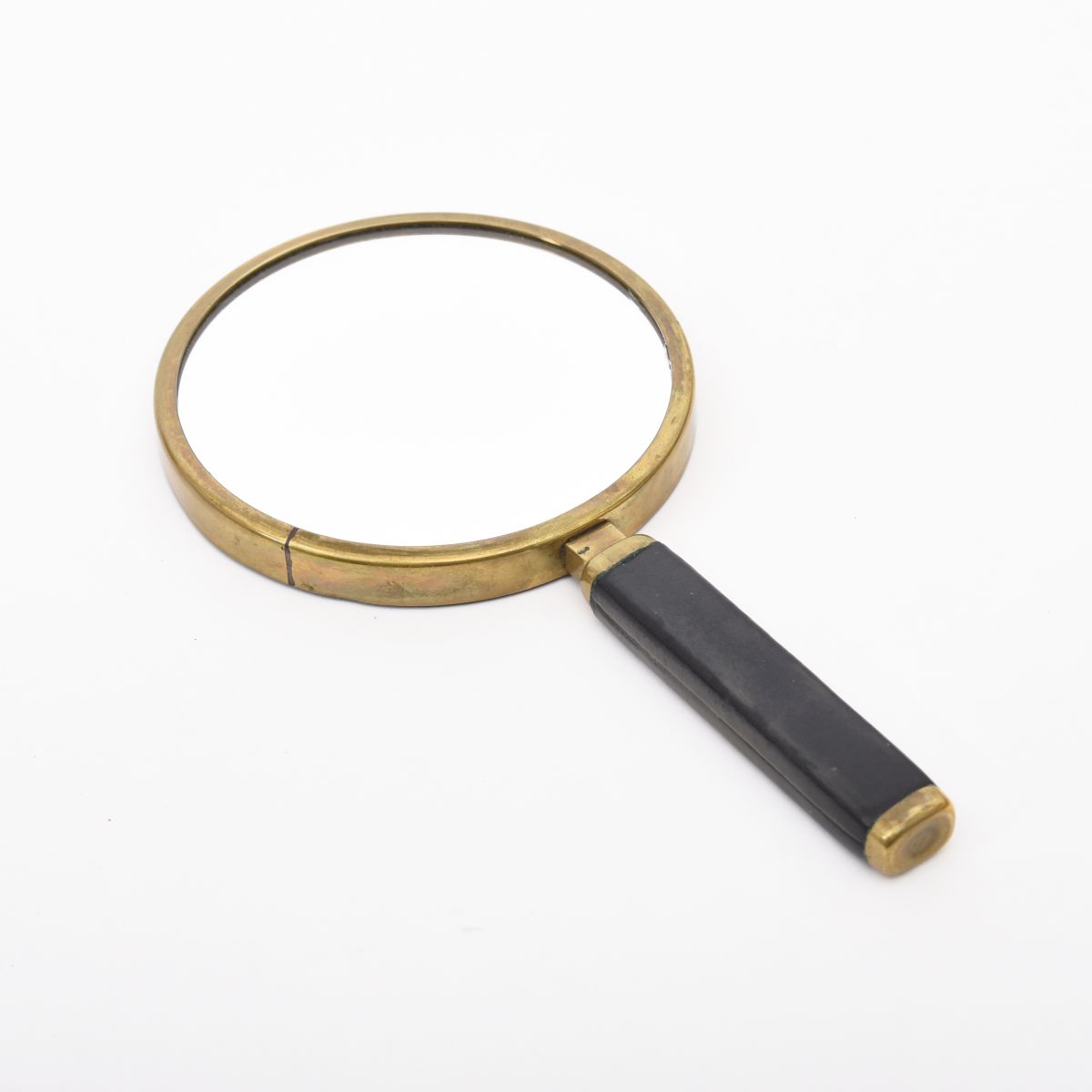 Heikinheimo Maija hand mirror leather handle
