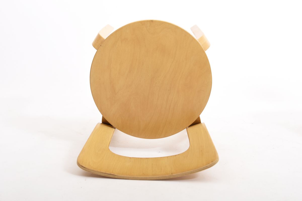 Aalto Alvar Chair N65 birtch pair top A