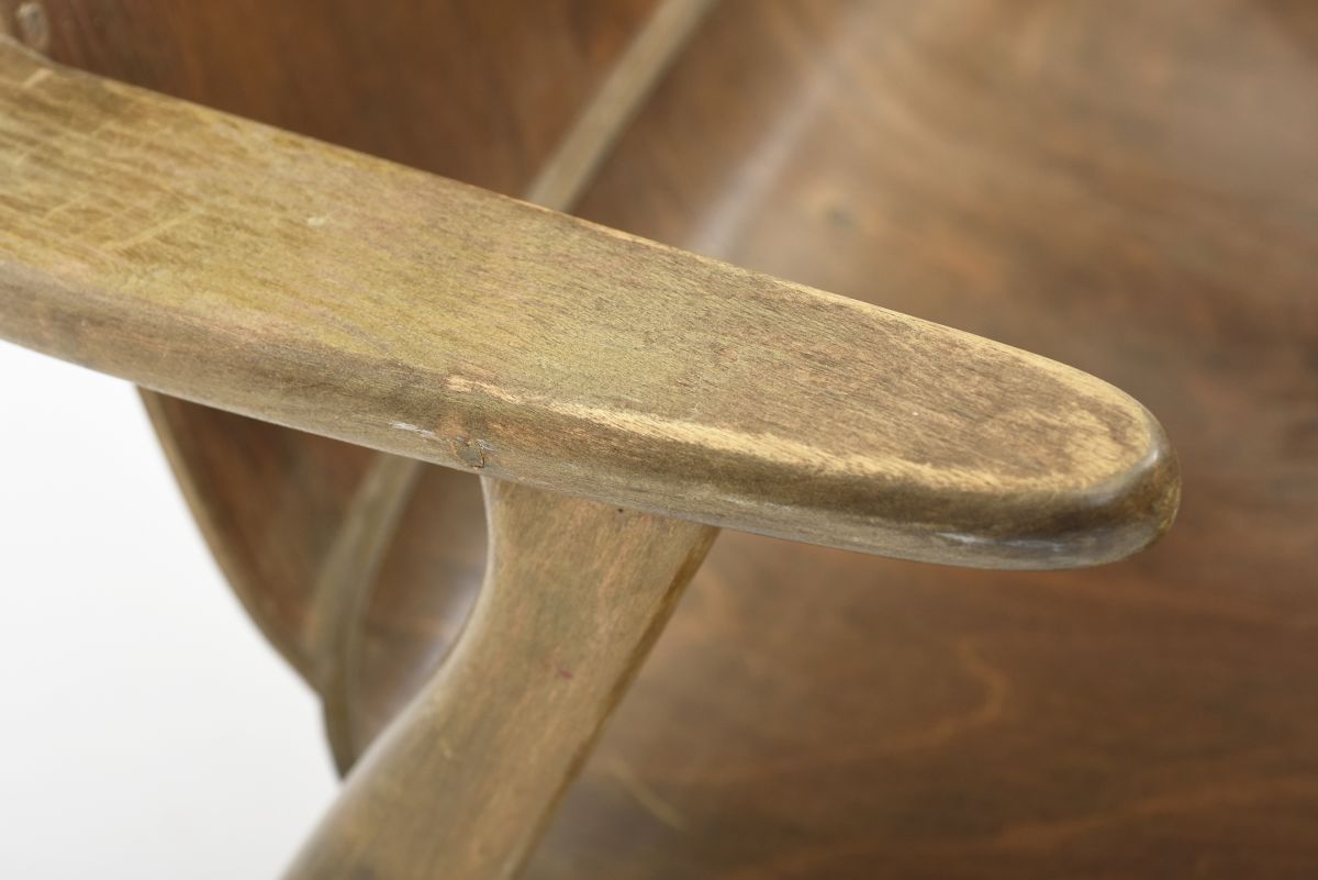 Tapiovaara Ilmari Domus louge chair Stain lacquered 08
