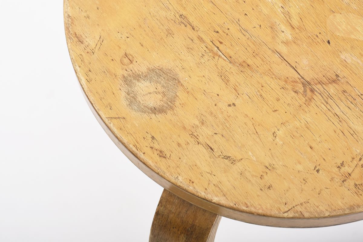 Aalto Alvar stool 60 pair stamped 01