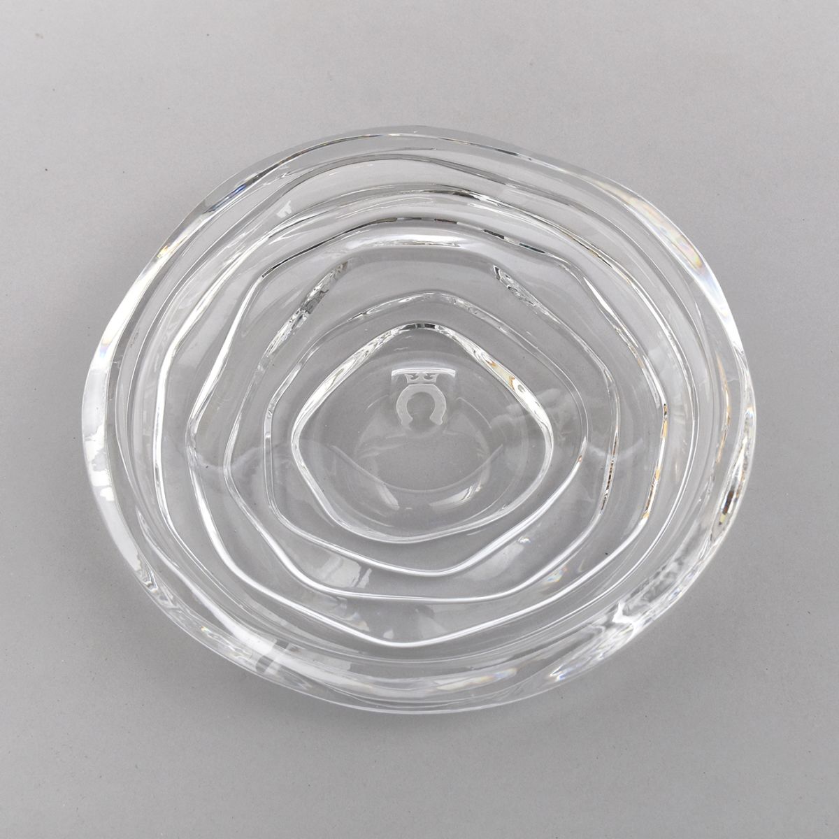 Okkolin Aimo Crystal bowl riihimähen lasi oy