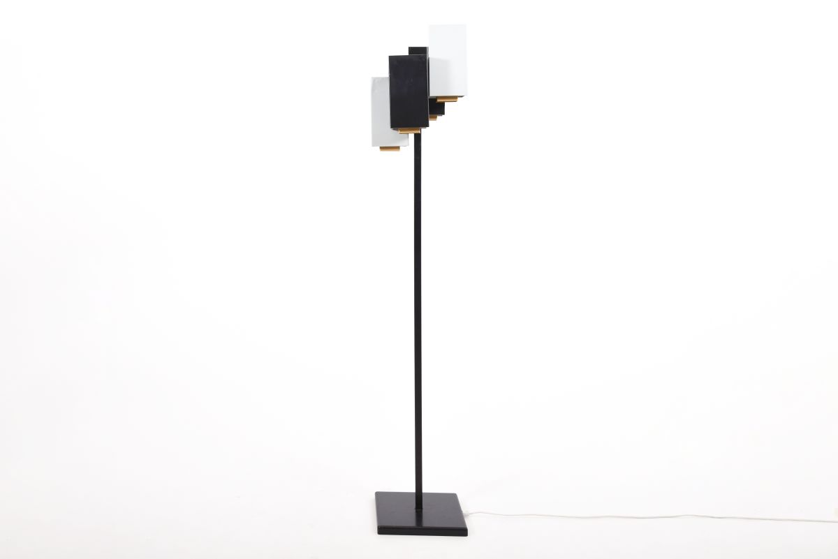 Anonymou Floor lamp white gray back