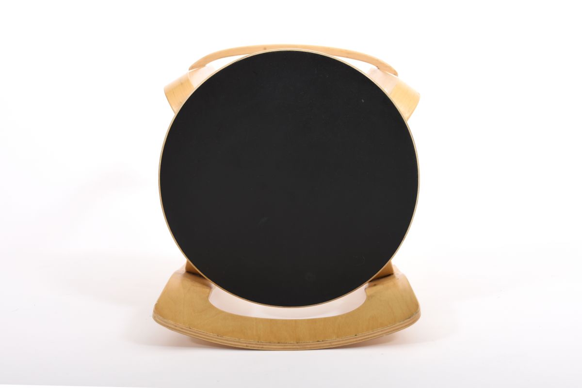 Aalto Alvar K65 black lino pair top A