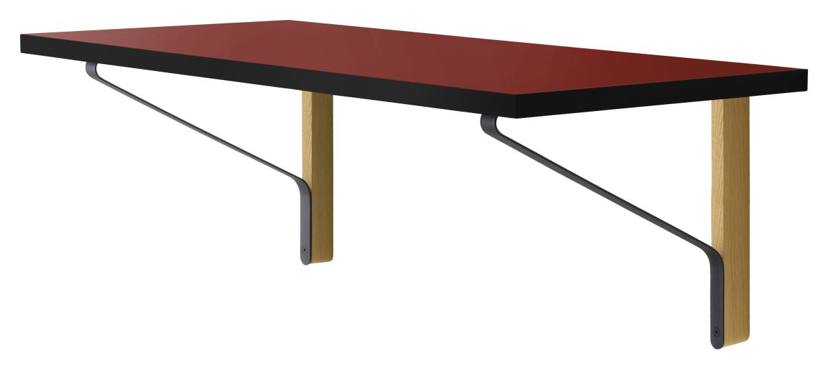 Kaari Wall Console REB006 natural oak red Linoleum