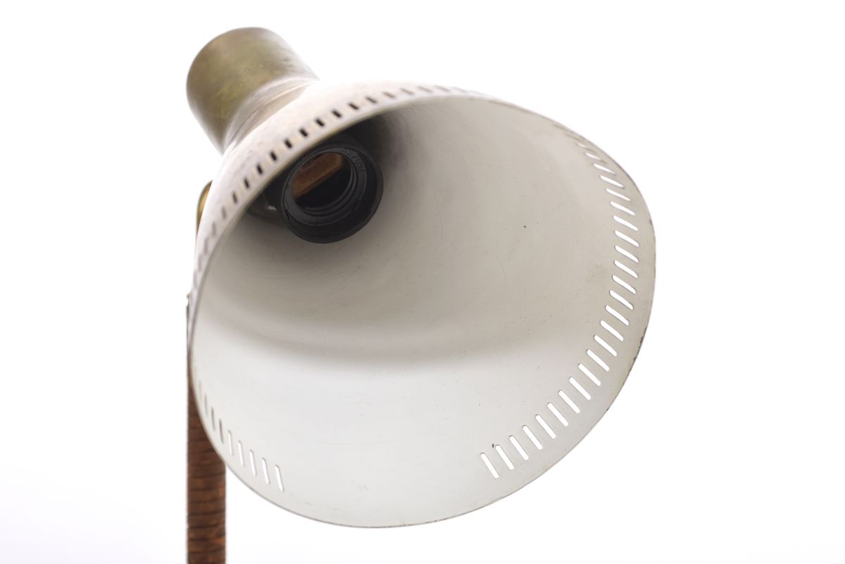 Tynell Paavo brass leather table lamp 04