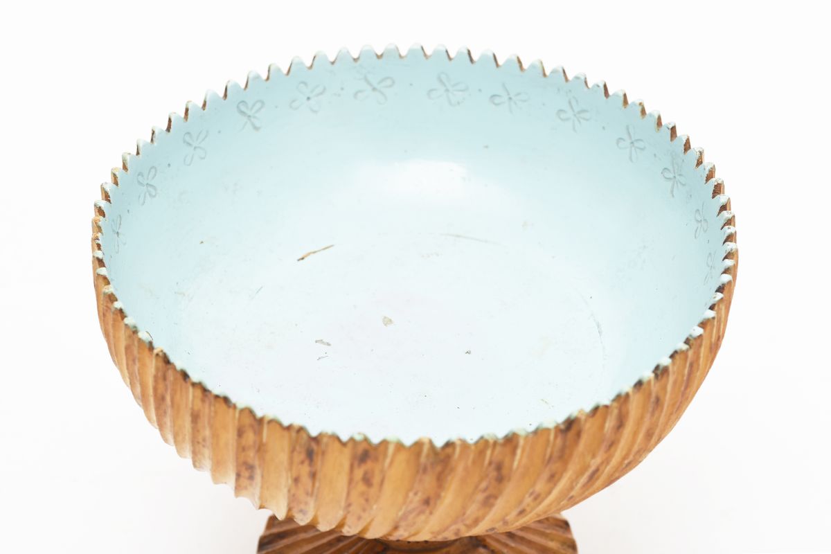 Anonymous wooden fruit bowl 01