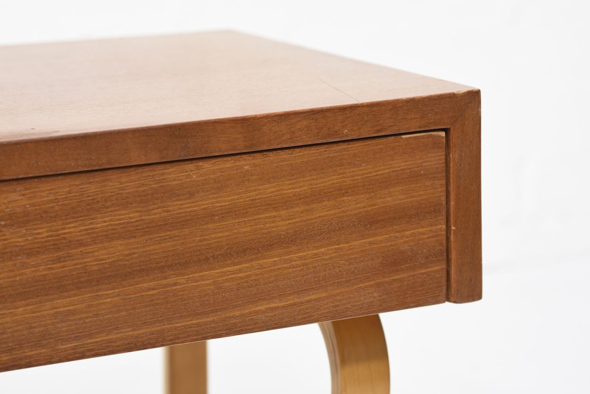 Aalto Alvar console with drawers mahogany 03