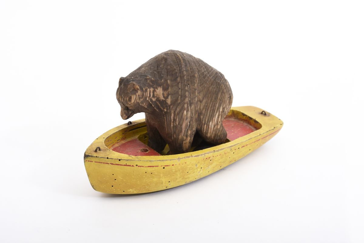 Anonymous Bear on a boat