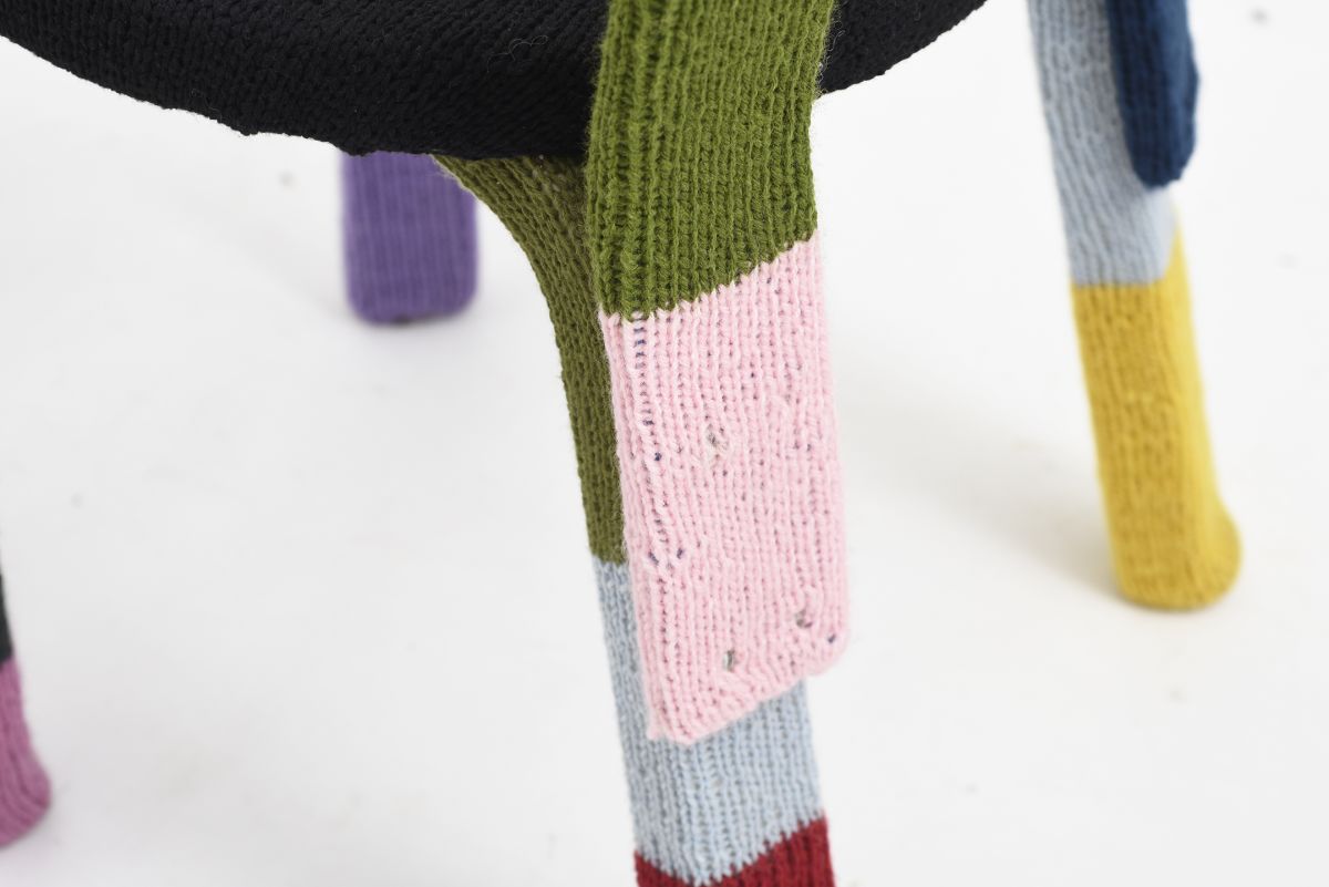 Aalto Alvar Eija Zweygberg Wool covered chair65 06