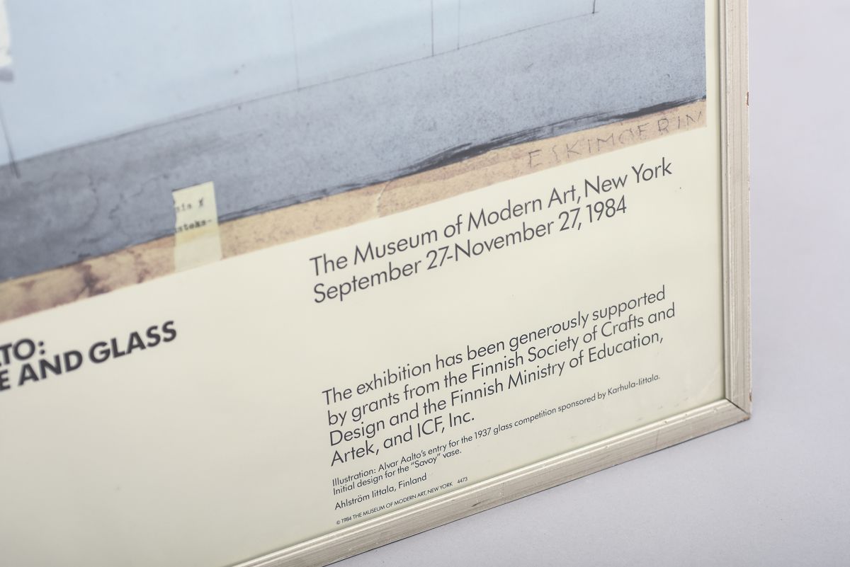 Aalto Alvar Original Mo MA exhibition poster 03