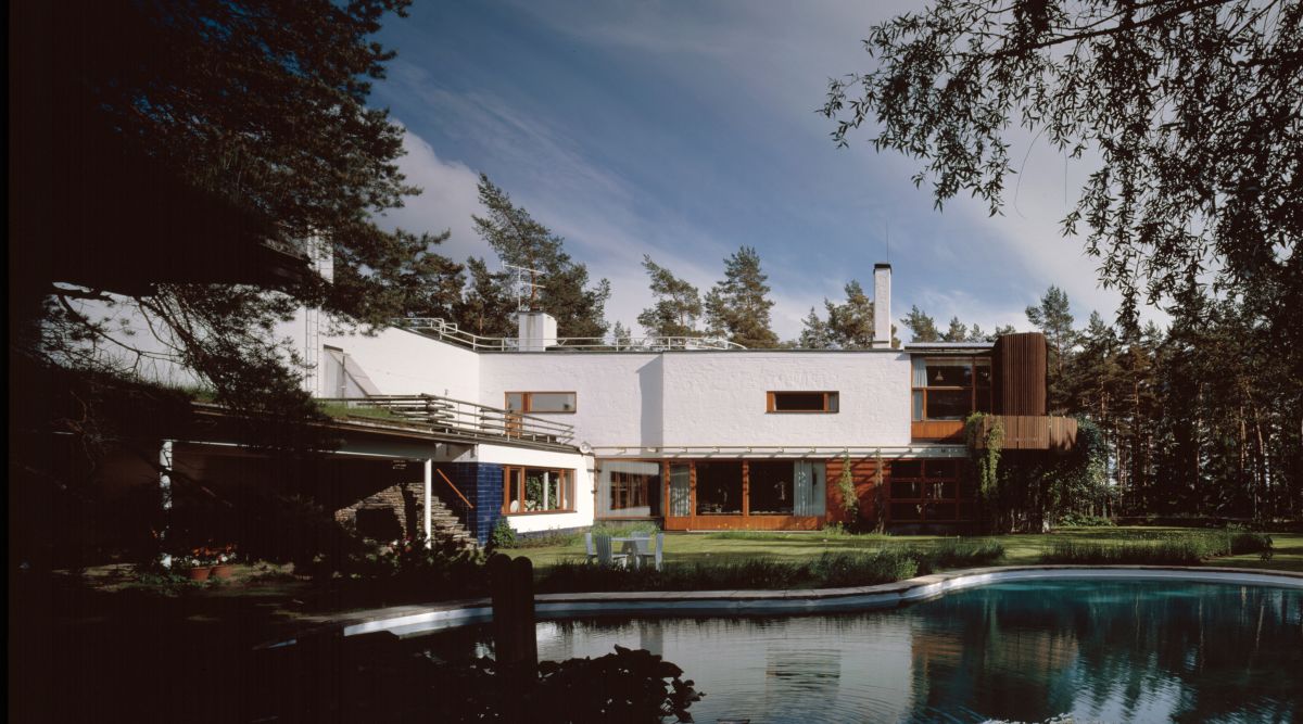Villa Mairea dia colour photo