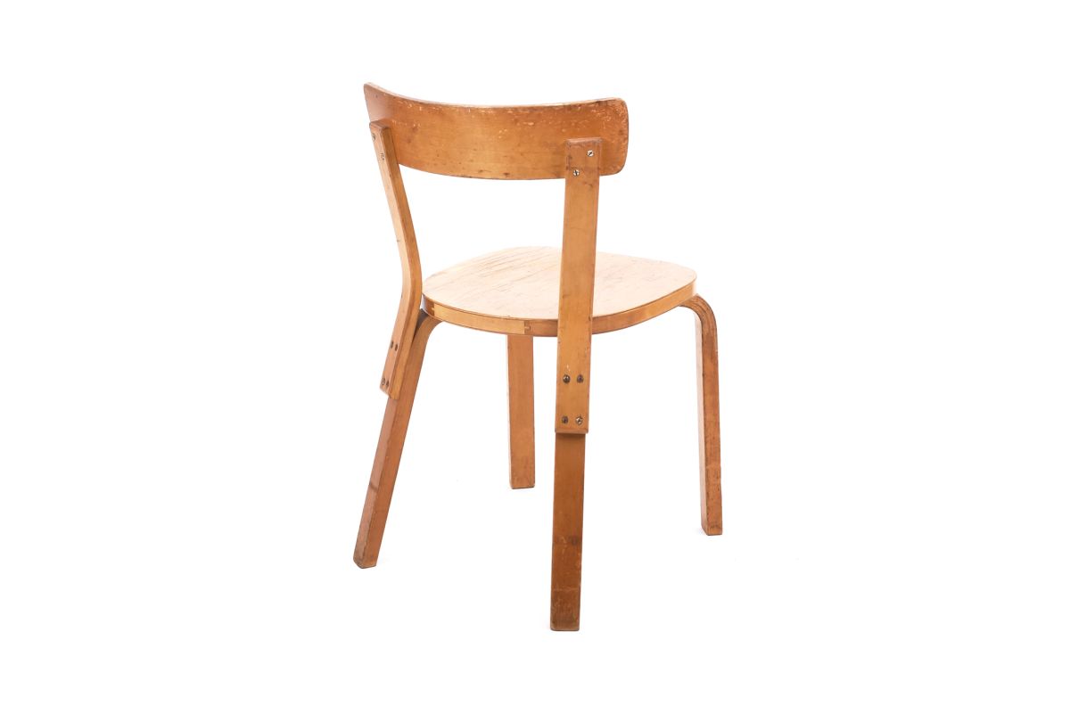 Aalto Alvar 69 chair patina back