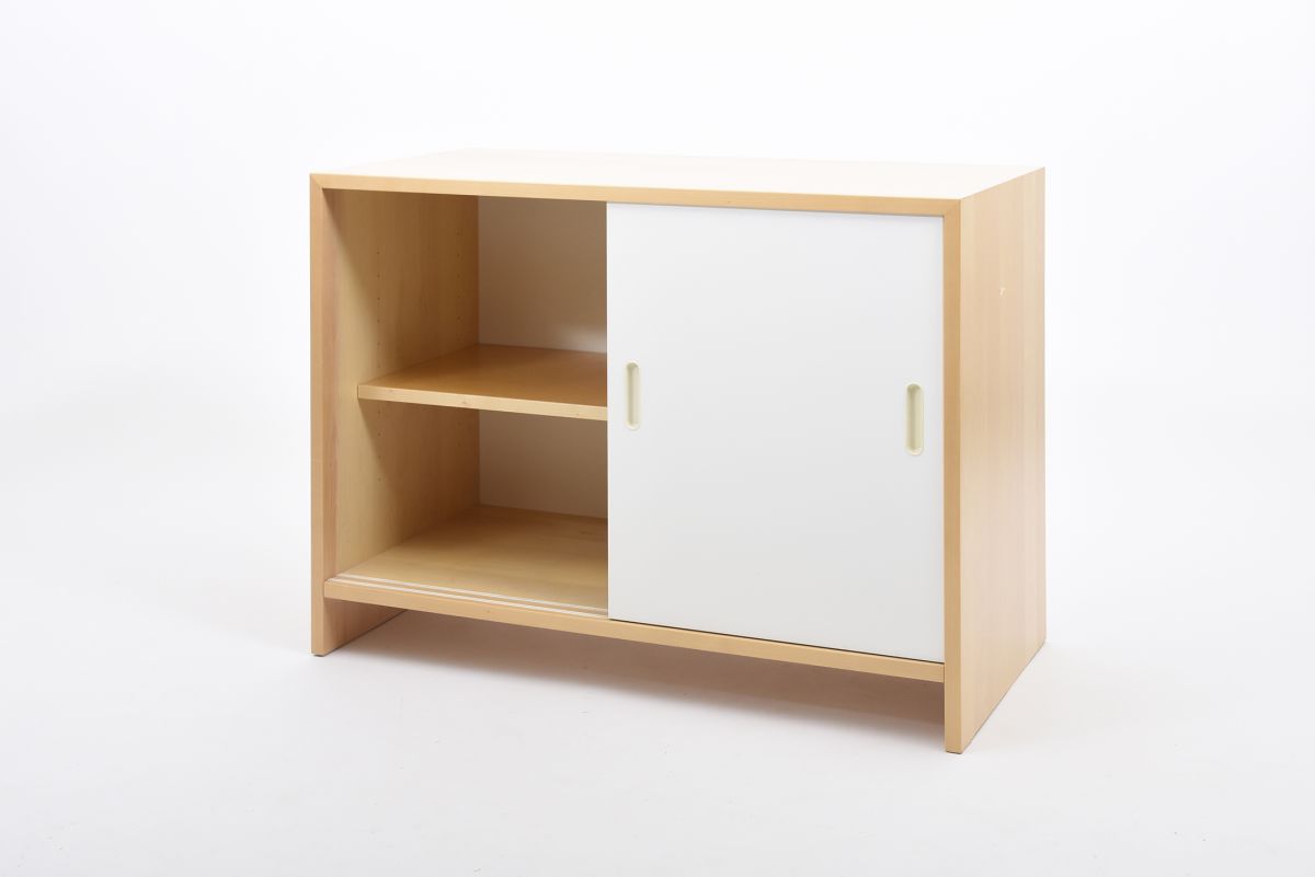 Aalto Alvar Cabinet 217 birch white open