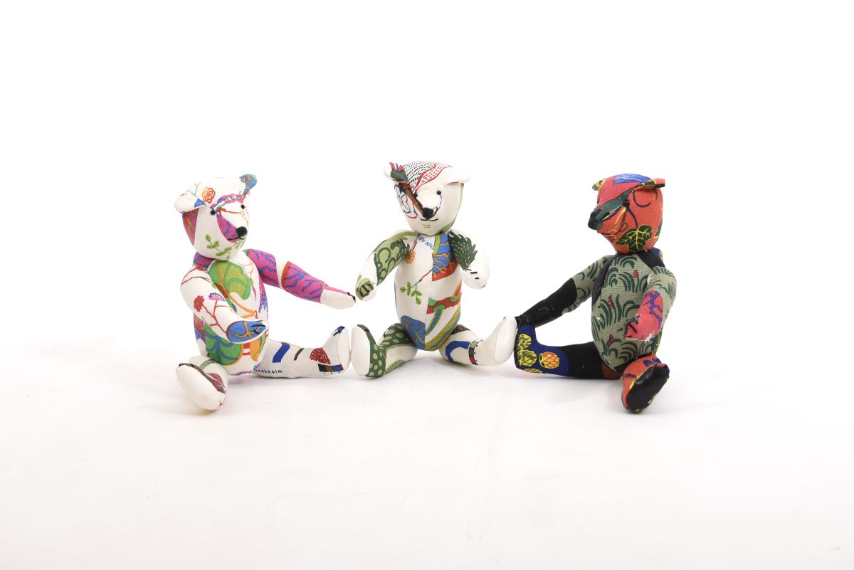 Anonymous Three traditional stuffed Teddy Bears