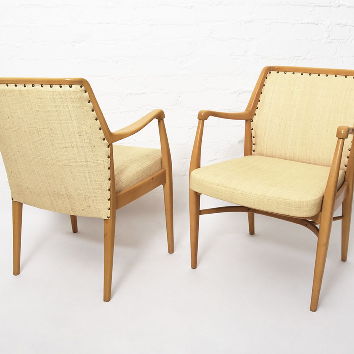 Erik Bryggman Caneweave Armchairs