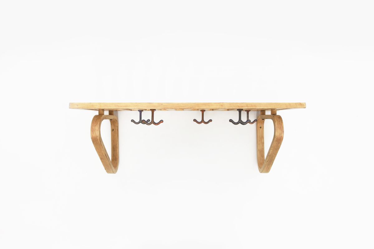 Aalto Alvar Early Coat Rack orange
