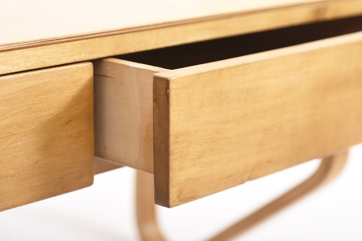 Aalto Alvar Wall Console with Drawers 04
