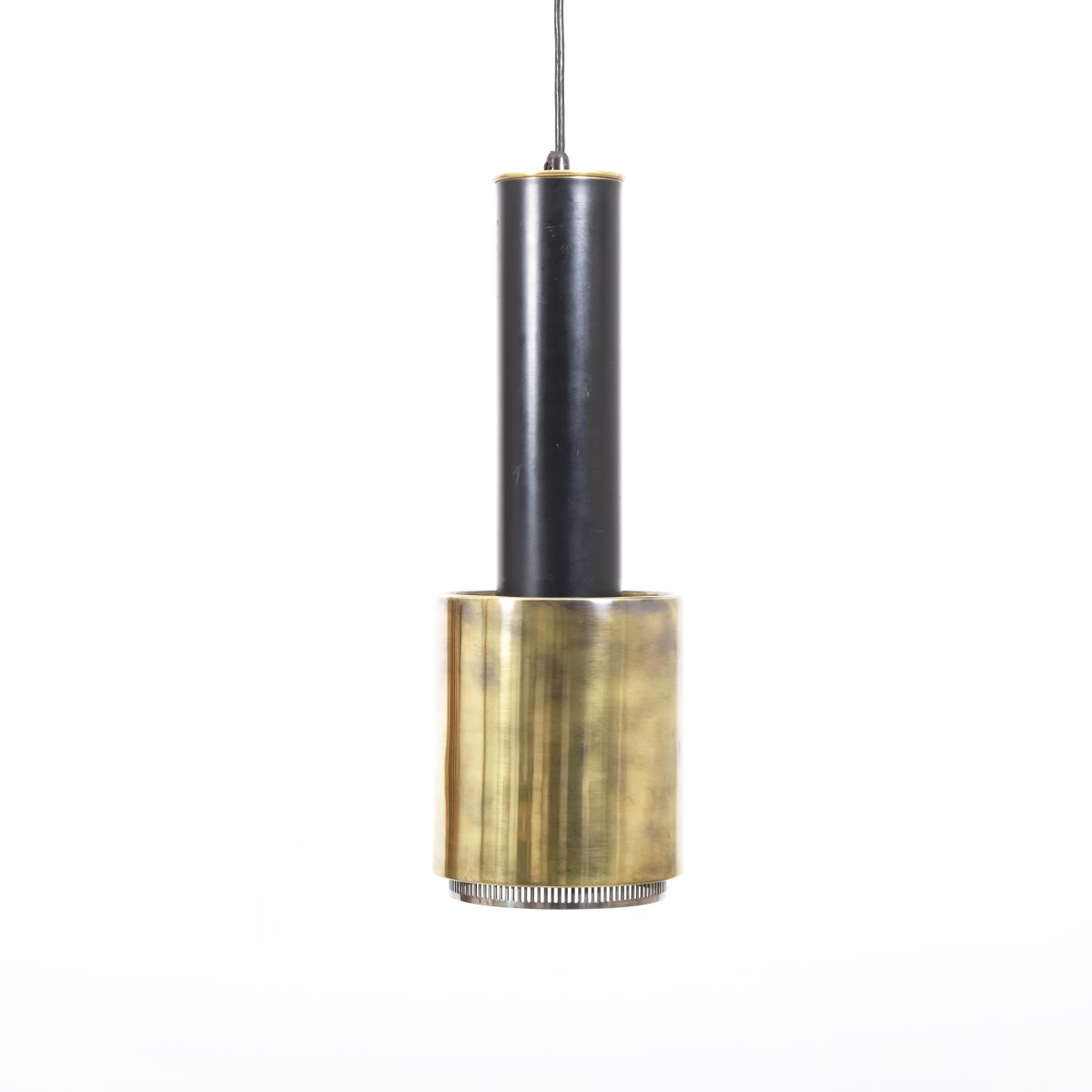 Aalto Alvar A110 lamp black brass