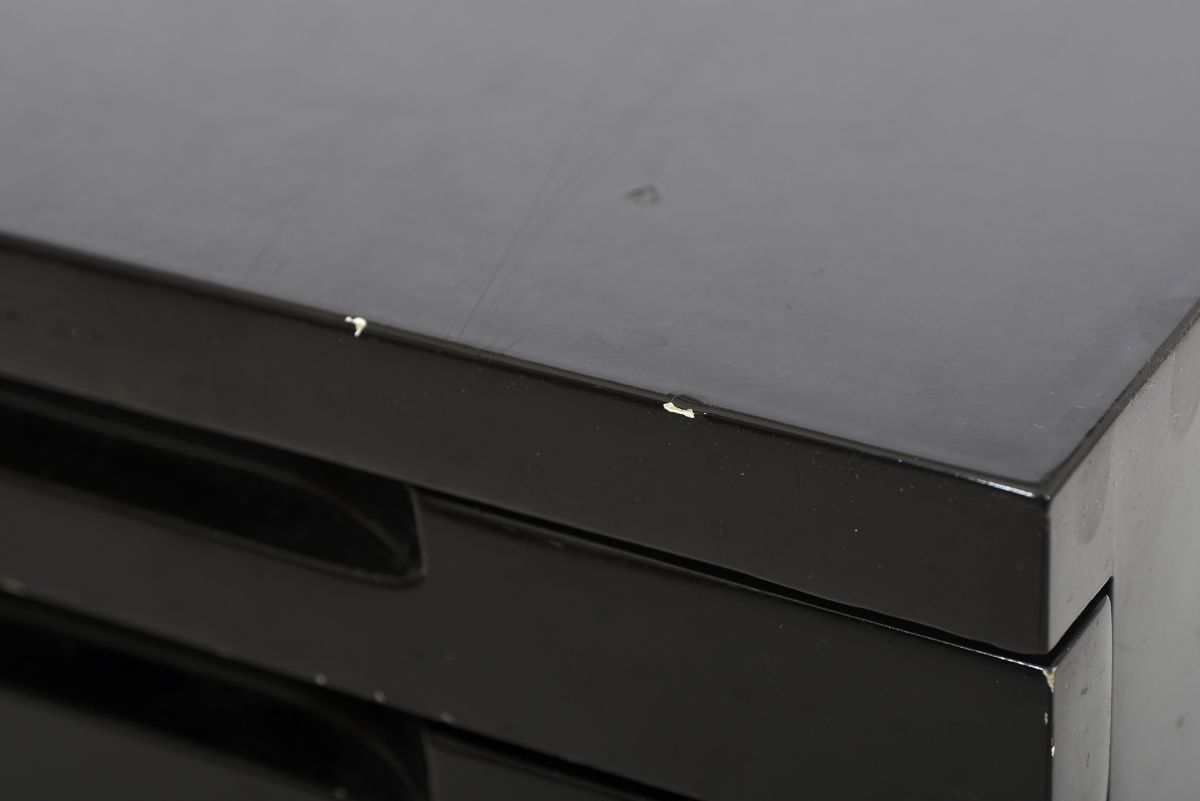 Aalto Alvar Chest of drawers black paint 03