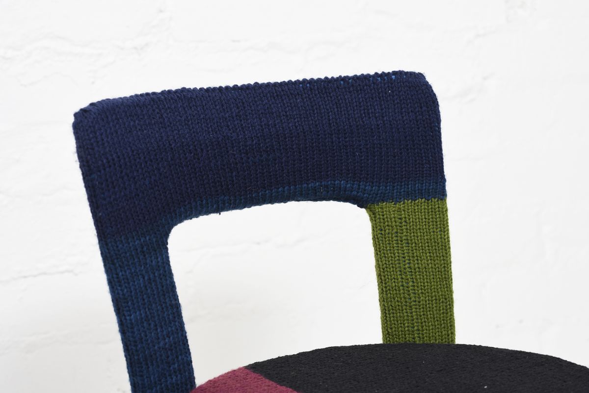 Aalto Alvar Eija Zweygberg Wool covered chair65 01