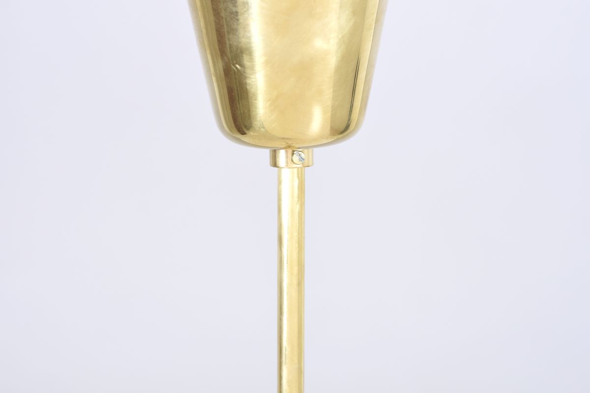 Anonymous Brass glass ceiling lamp 02