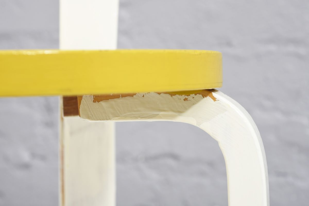 Aalto Alvar N65 white yellow 05