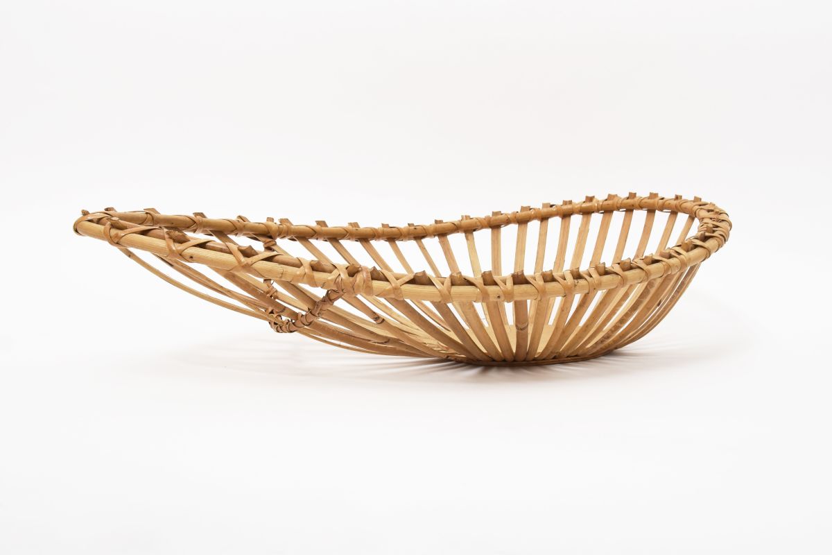 Almond Shaped Rattan Basket details2