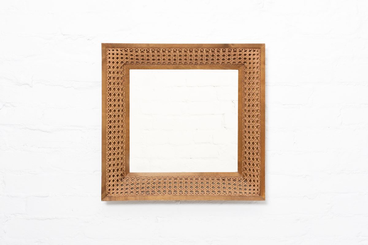 Anonymous Squire rattan mirror