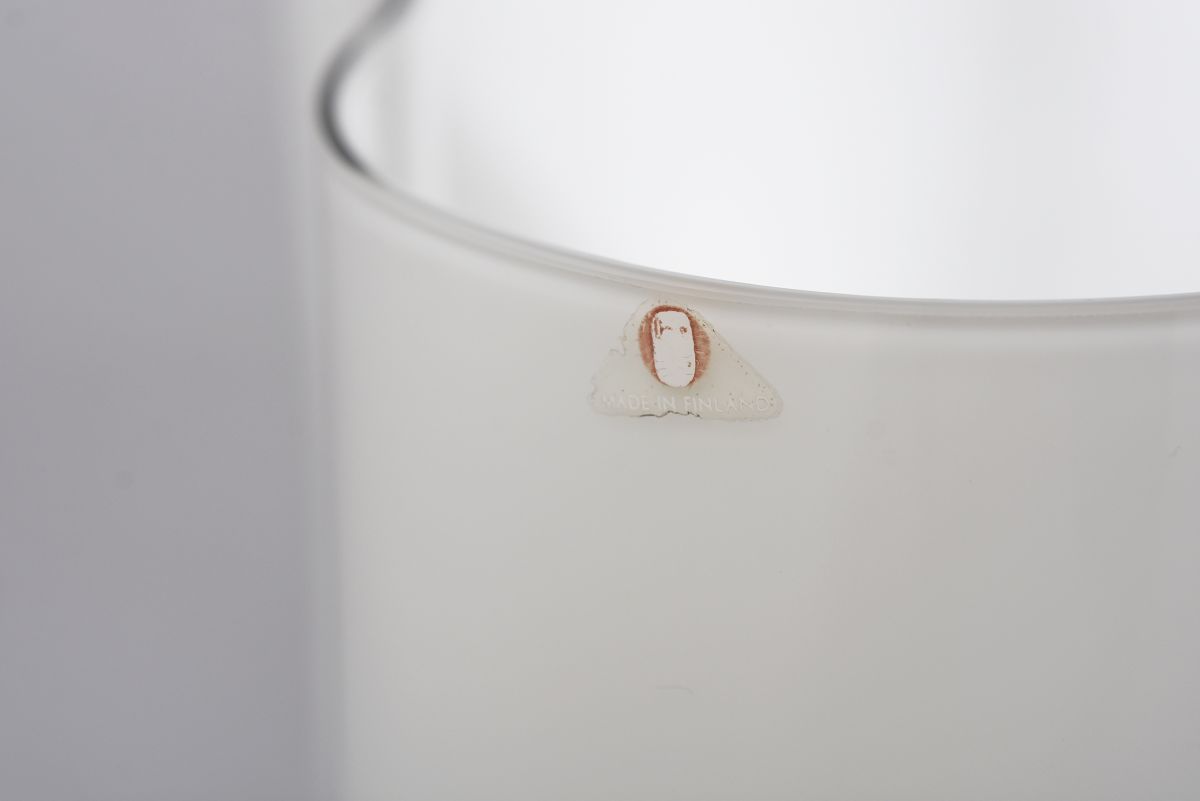 Aalto Alvar Glass vase opaline 1950s 01