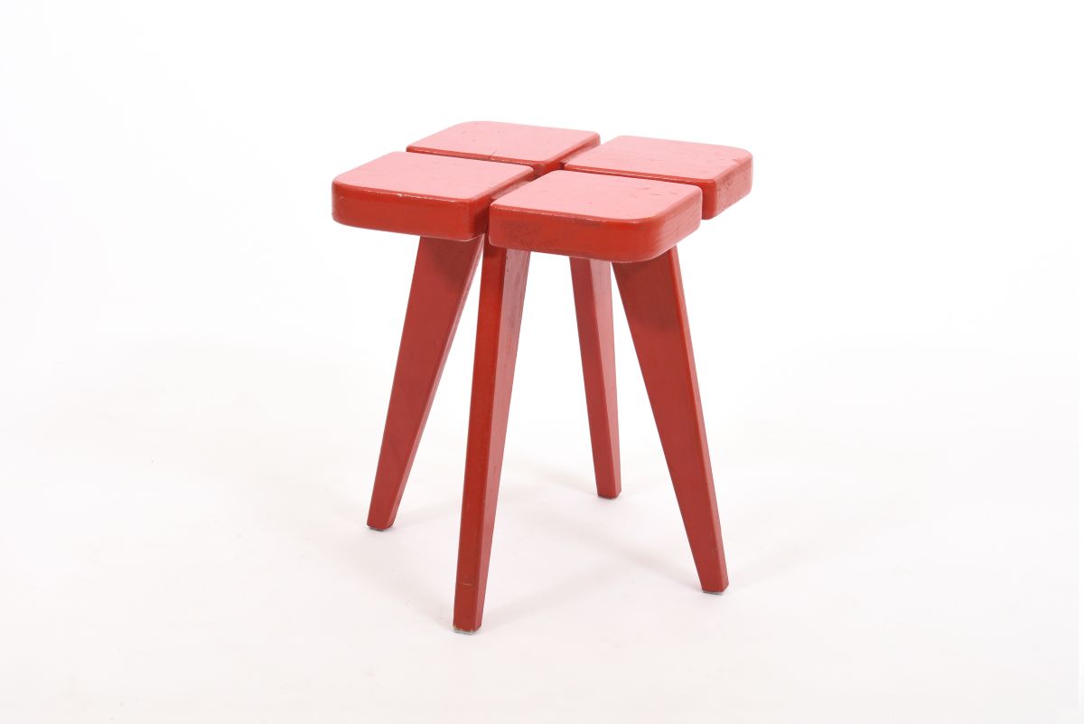 Peippo Rauni Apila stool red