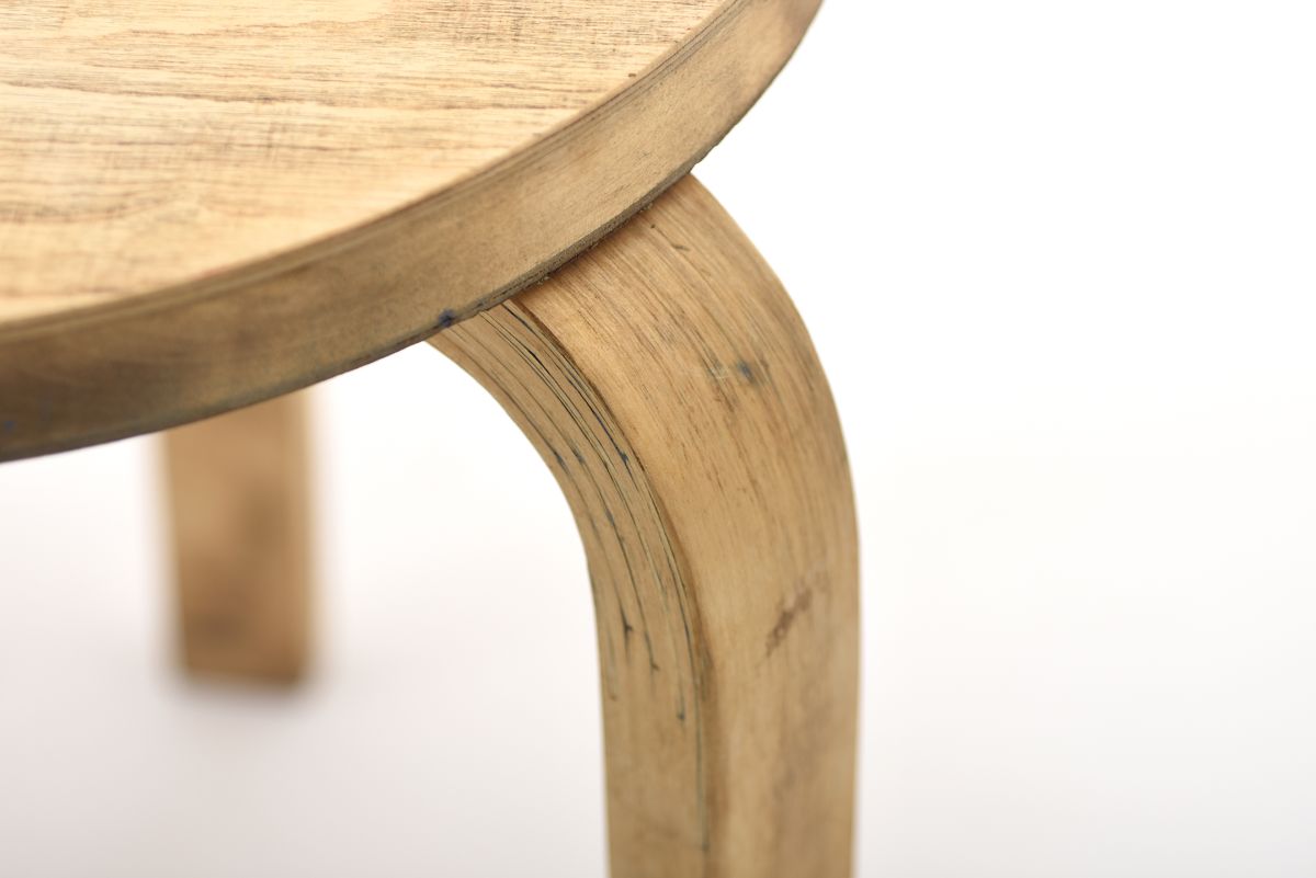Aalto Alvar stool 60 layer removed 1940s 04