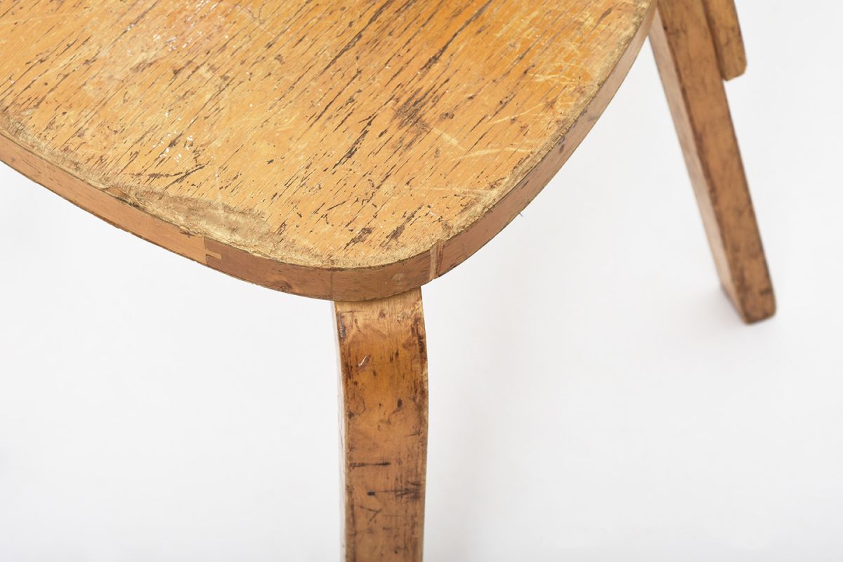 Aalto Chair69 Patinated Birch details9