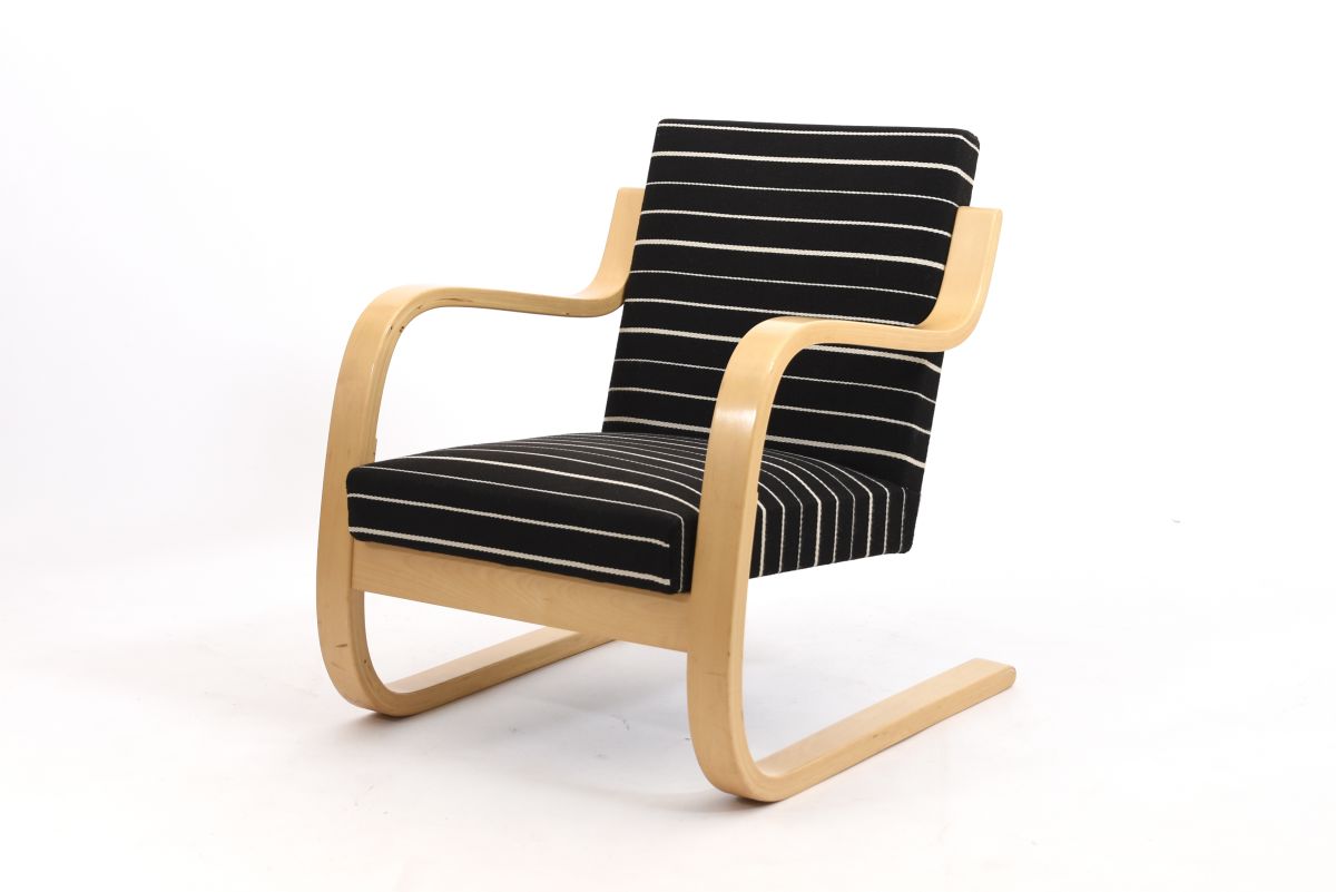 Aalto Alvar Chair 402 Artek stripe