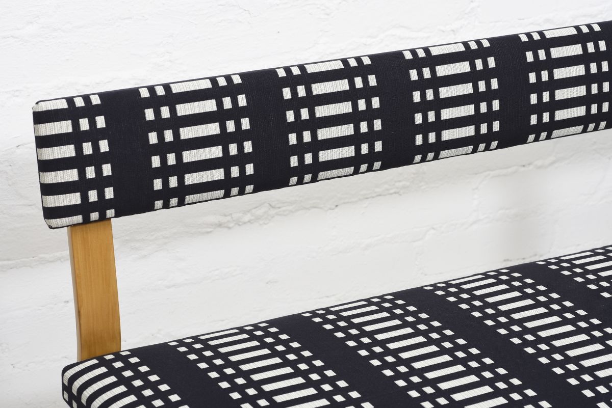 Aalto Alvar Rare long bench JG fabric 01