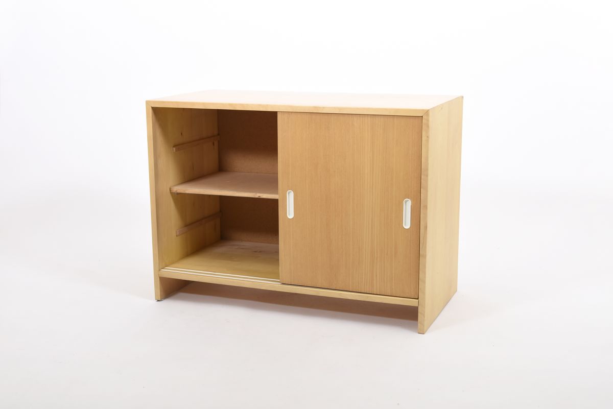Aalto Alvar Cabinet 217 ash veneer doors open
