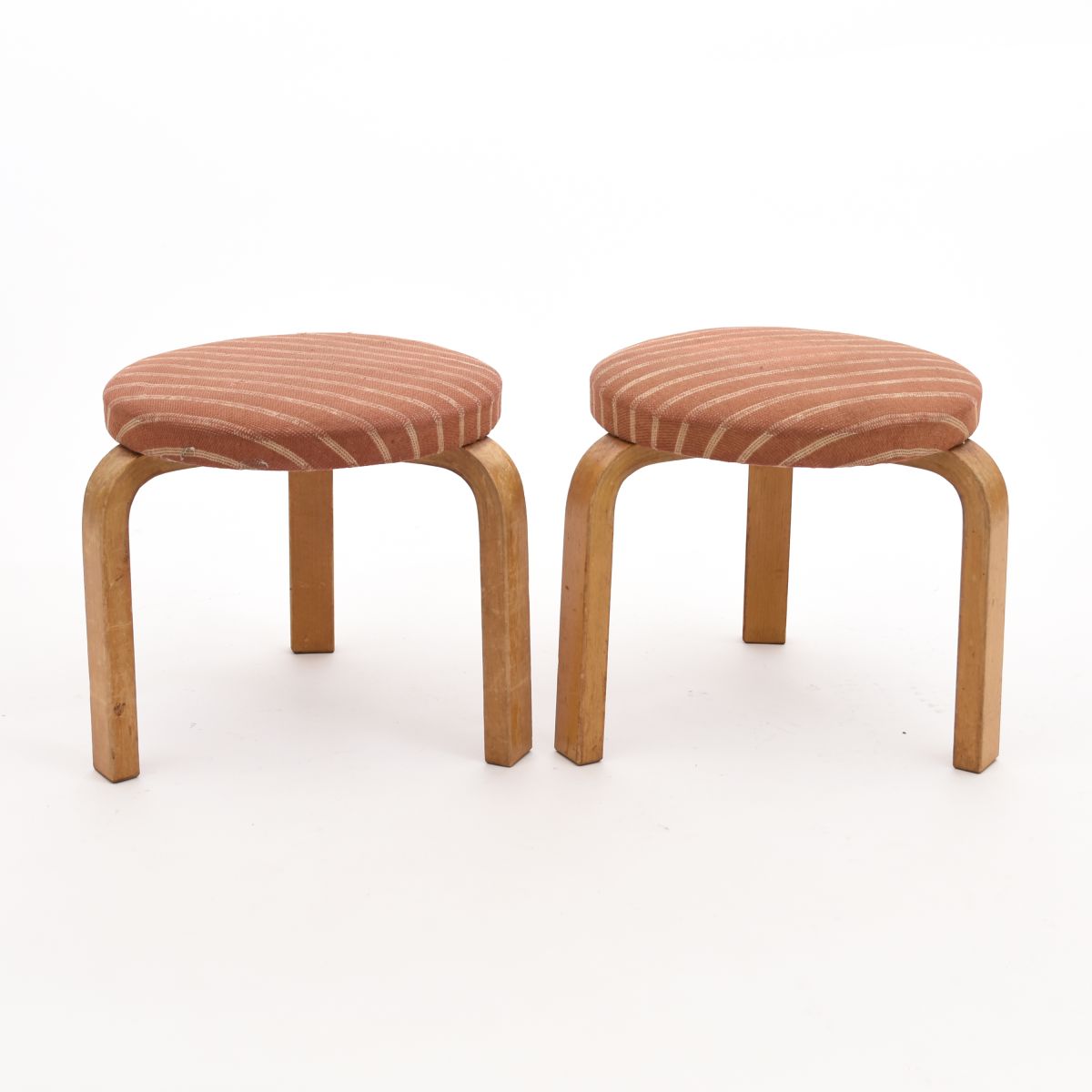 Aalto Alvar Stool 60 lower original textile 1930s