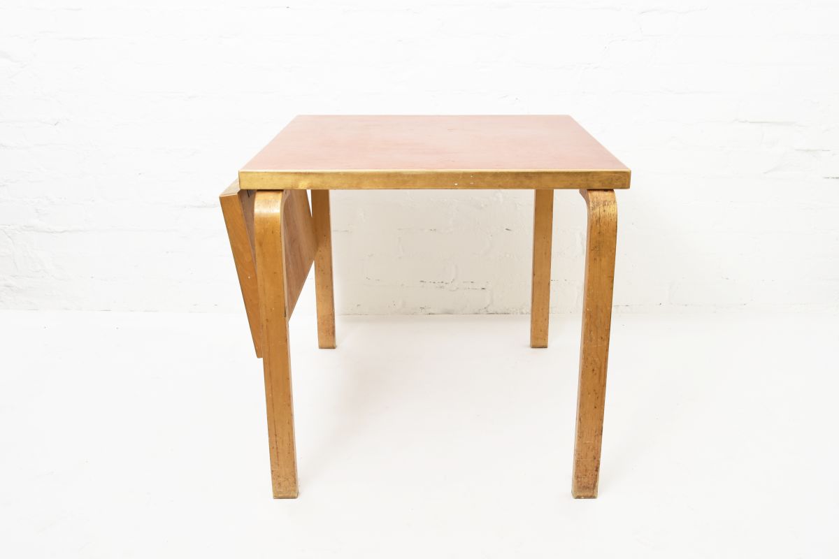 Aalto-Alvar-Drop-Leaf-Table-Red-Linoleum