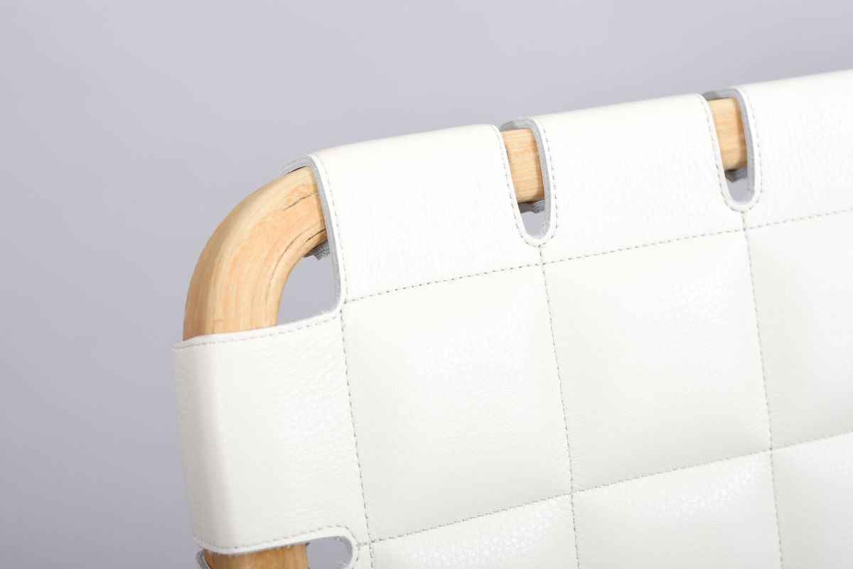 Aalto Alvar Chair45 White leather 02