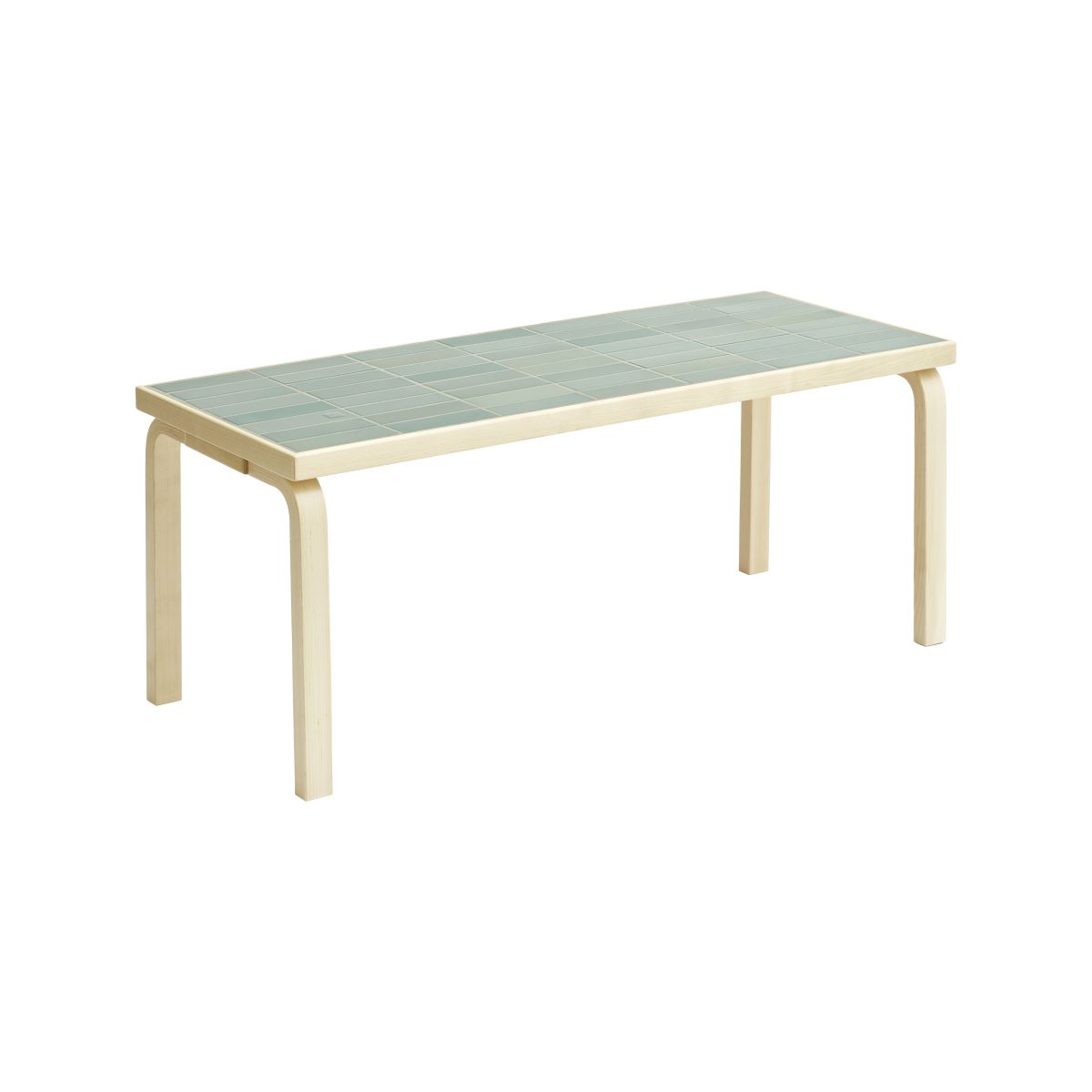 Tile Table rectangular Green cutout min