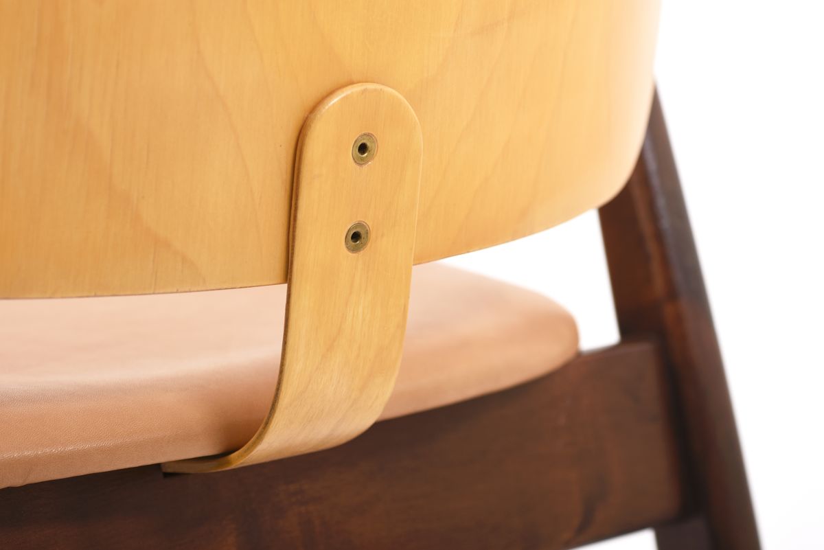 Tapiovaara Ilmari Domus chair leather seat 06
