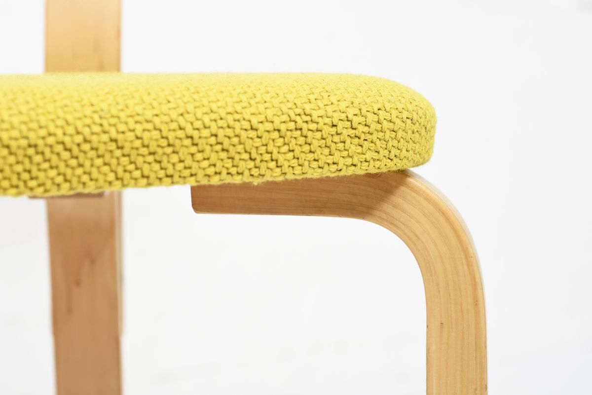 Aalto Alvar Chair69 yellow 06
