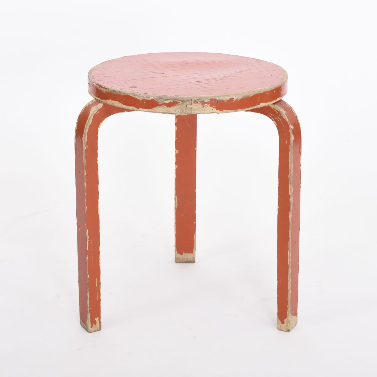 Aalto Alvar Stool 60 red painted