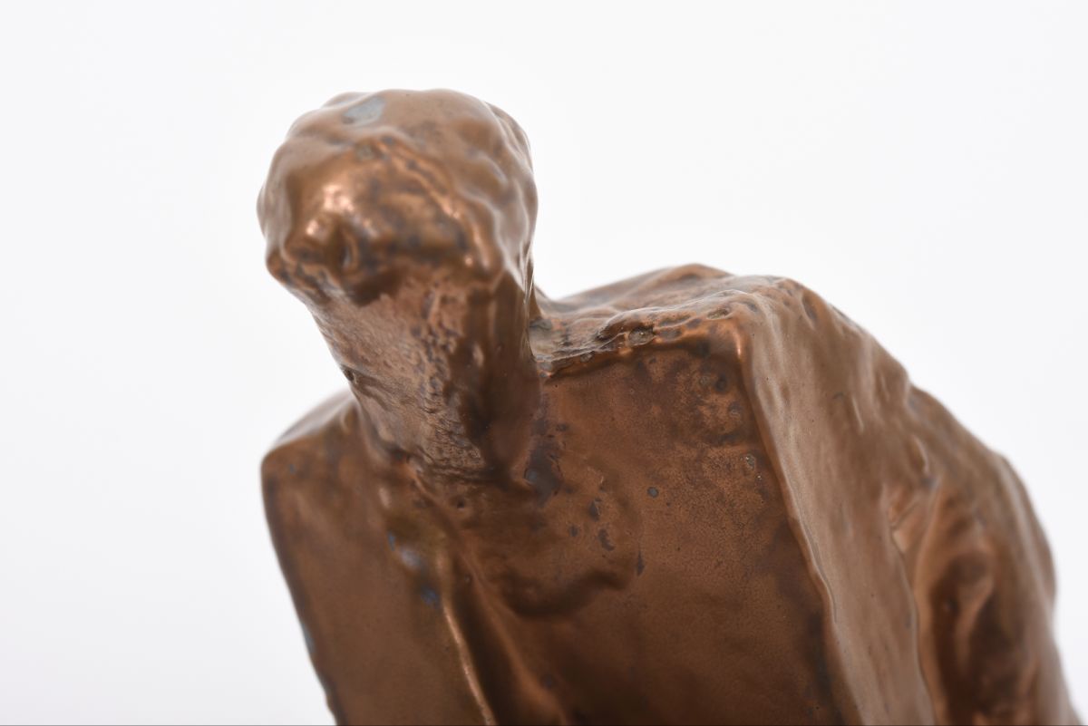 Aaltonen Wäino Cubist glazed stoneware sculpture 01