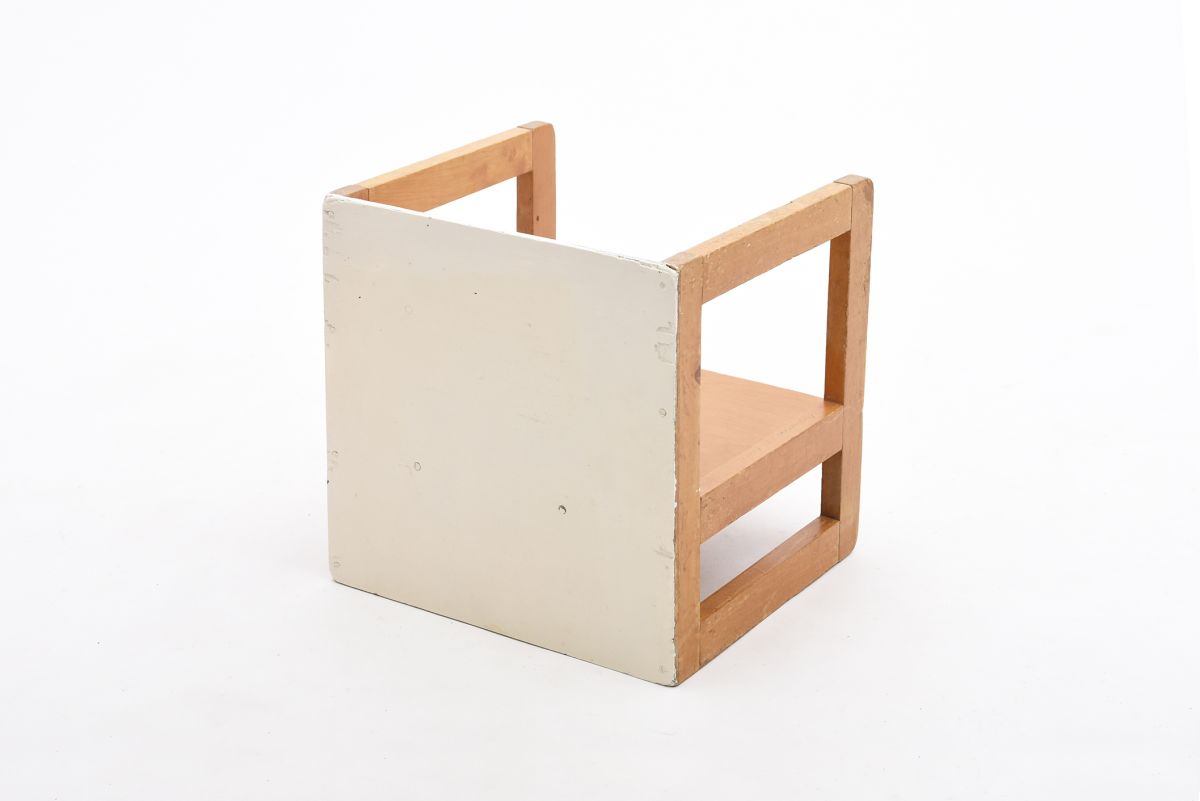 Aino Aalto kids chair table wood back
