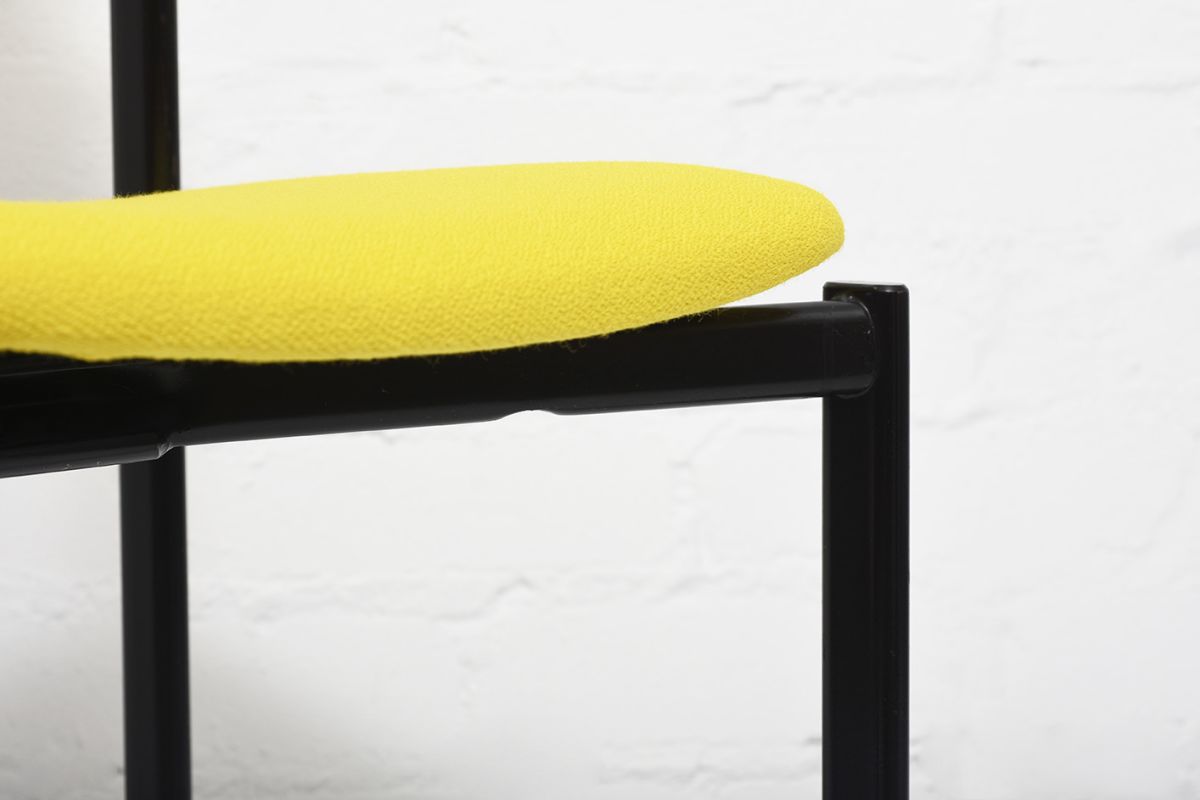 Tapiovaara Kiki Chairs Yellow details7