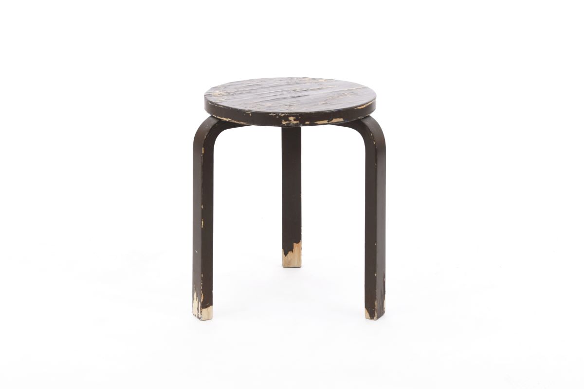 Aalto Alvar Stool 60 brown paint