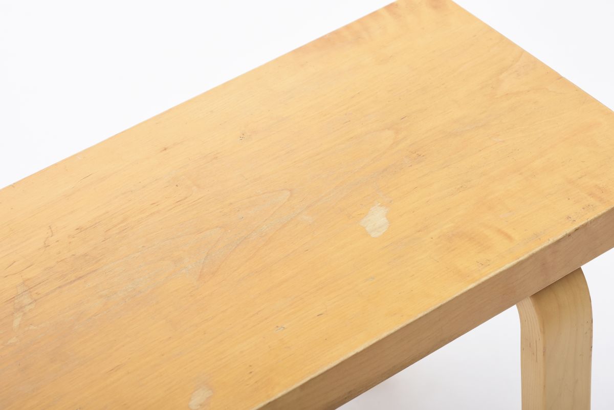 Aalto Alvar Custom order sold wood bench 01