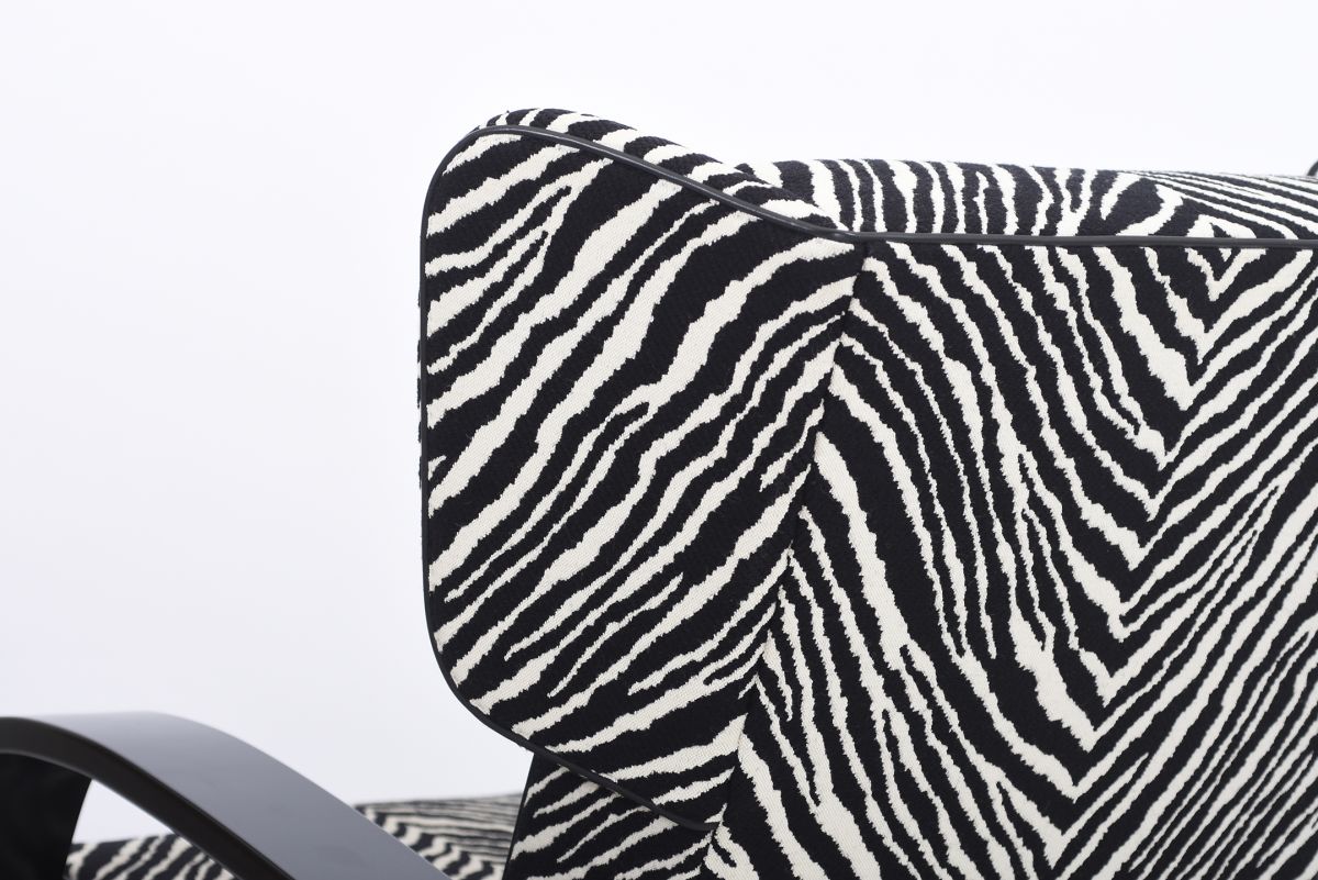 Aalto Alvar Armchair Tank high back ear zebra 04