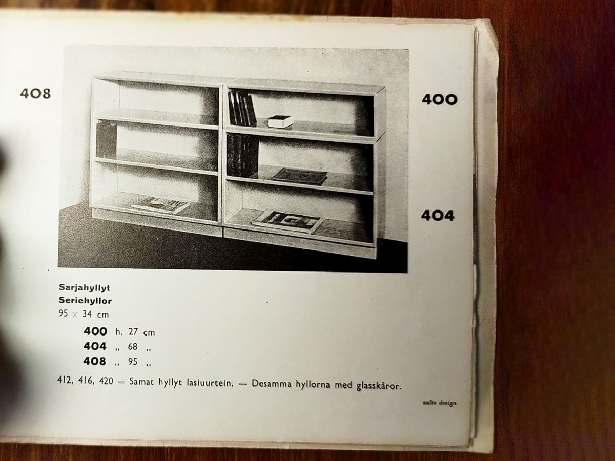 Aalto Alvar rare book case 1930s 12
